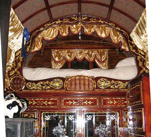 authentic Gypsy bowtop wagon