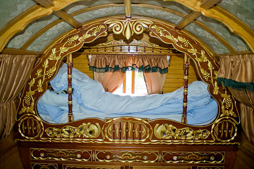 authentic Gypsy bowtop wagon